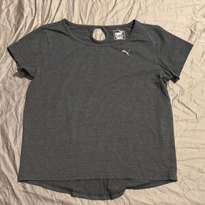 Puma Women's Charcoal Short Sleeve Tee